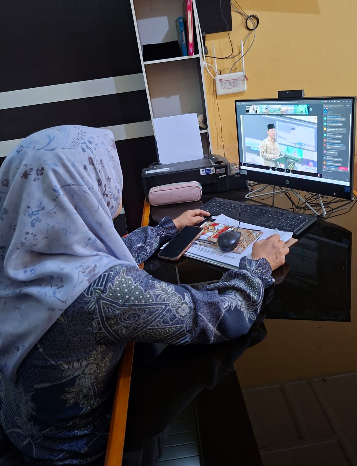 Perkuat Mutu Pendidikan Madrasah, Kepala MTsN 2 Ogan Ilir dan Jajaran Ikuti Rakor Evaluasi Program Pendidikan Madrasah 2026